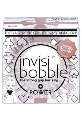 Invisibobble POWER Princess of the Hearts - Invisibobble POWER Princess of the Hearts резинка для волос розовая с блестками, 3 шт